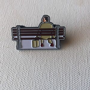 Forest Gump enamel pin